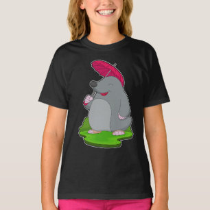 Mole Raining Umbrella T-Shirt