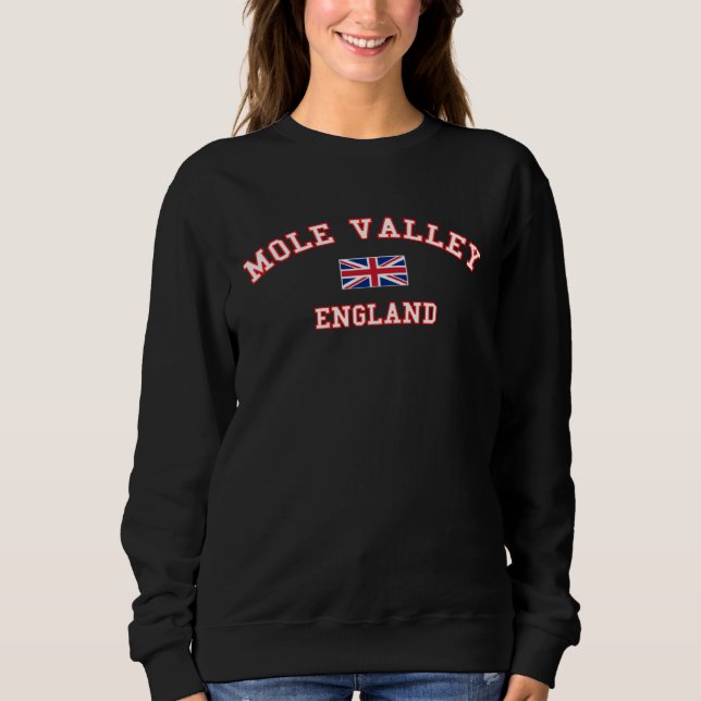 MOLE VALLEY British Flag Badge Sweatshirt (Front)