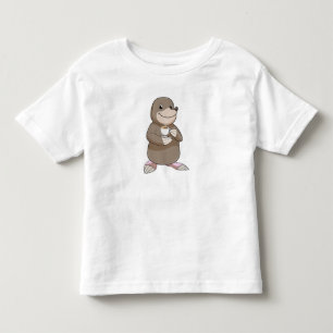 Mole with Coffee Cup Toddler T-Shirt