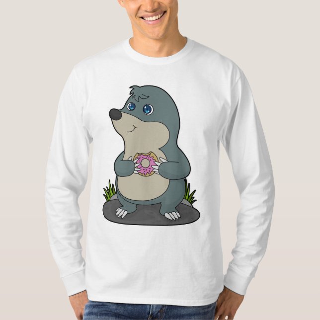 Mole with Donut T-Shirt (Front)