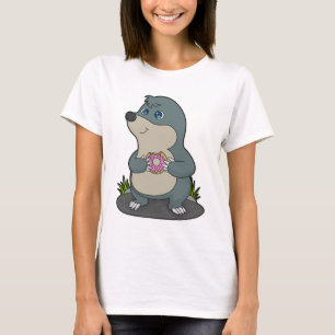 Mole with Donut T-Shirt