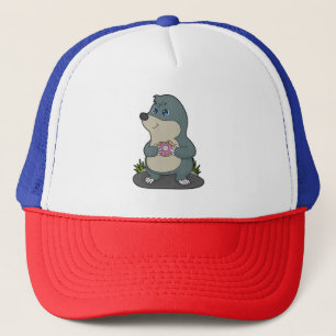 Mole with Donut Trucker Hat