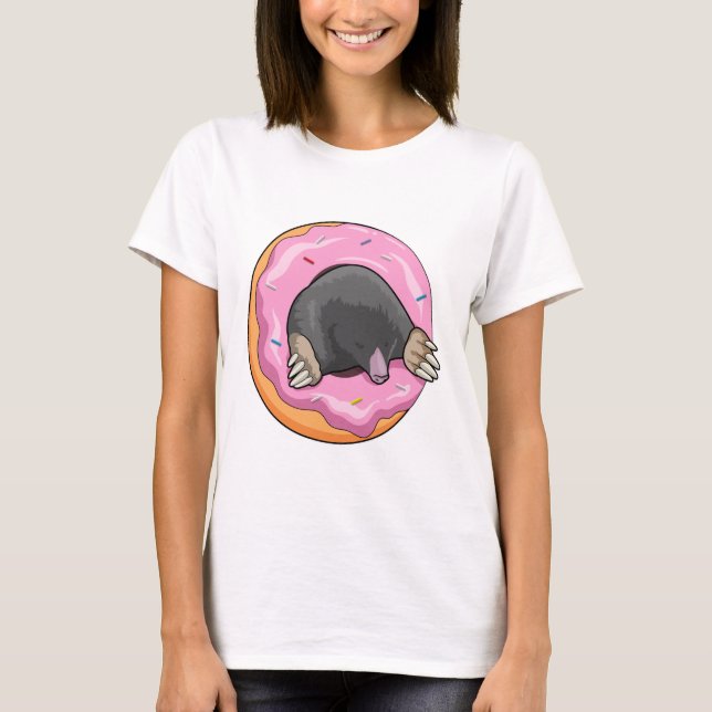 Mole with Doughnut T-Shirt (Front)