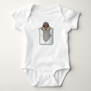 Mole with Measuring cup Baby Bodysuit