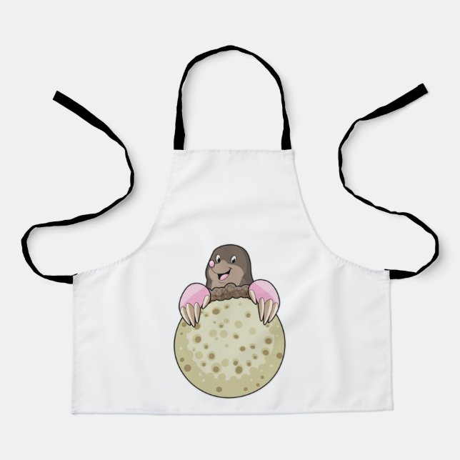 Mole with Moon Apron (Front)