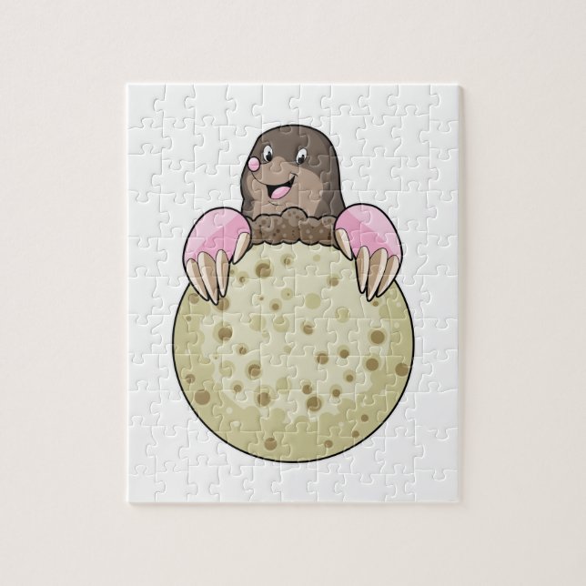 Mole with Moon Jigsaw Puzzle (Vertical)