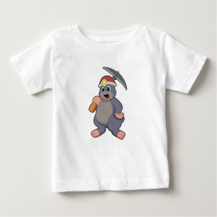 Mole with Pickaxe Baby T-Shirt