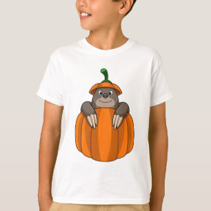 Mole with Pumpkin T-Shirt