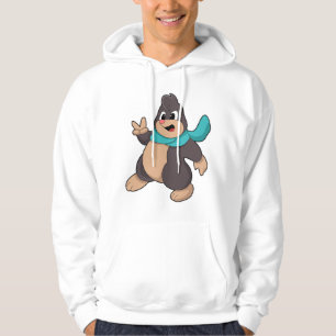 Mole with Scarf Hoodie