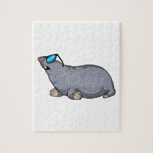 Mole with Sunglasses Jigsaw Puzzle