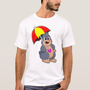 Mole with Umbrella T-Shirt