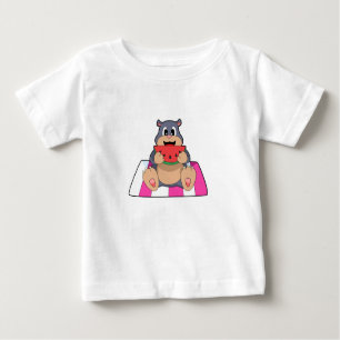 Mole with Watermelon.PNG Baby T-Shirt