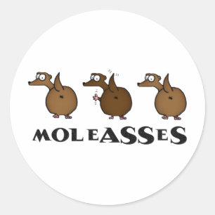Moleasses Stickers