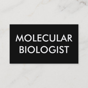 molecular biologist business card