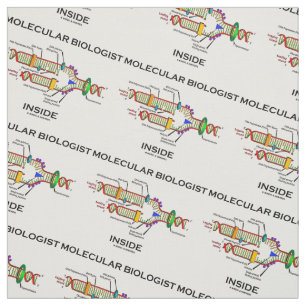 Molecular Biologist Inside DNA Replication Fabric