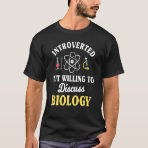 Molecular Biologist Introvert Genetic Scientist Dn T-Shirt