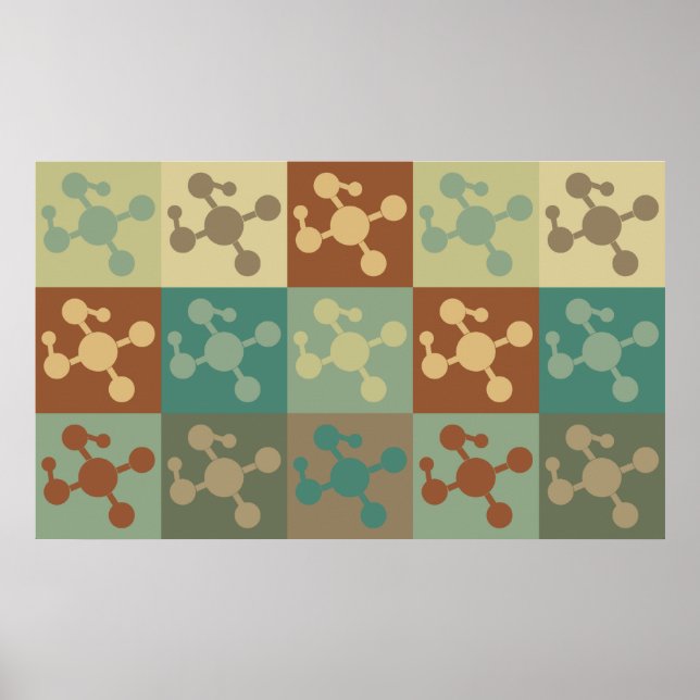 Molecular Biology Pop Art Poster (Front)