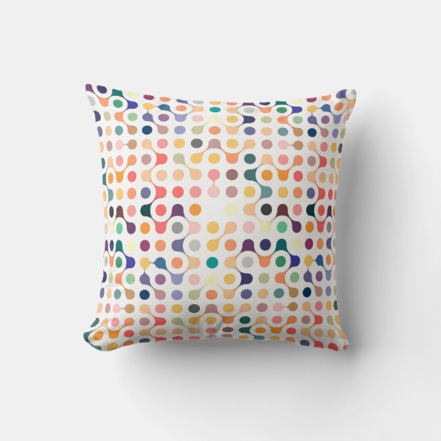 Molecular Structure Pattern Cushion (Front)