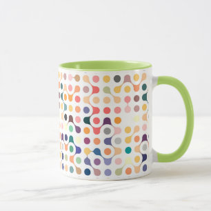 Molecular Structure Pattern Mug