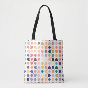 Molecular Structure Pattern Tote Bag