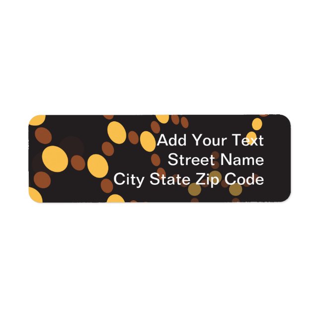 Molecular Structure Return Address Label (Front)