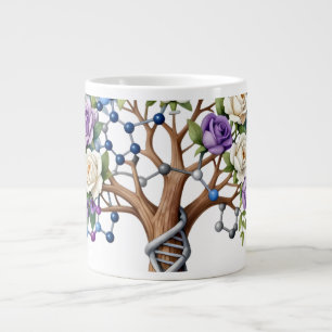 Molecular Tree of Life Chemistry and Biology Flora Large Coffee Mug