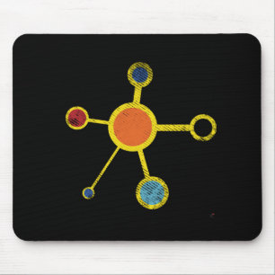 Molecule with Texture v 2.0 Mouse Pad