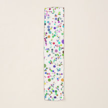 Molecules Chiffon Scarf