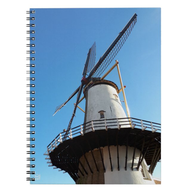 Molen in the Netherlands in Willemstad. Notebook (Front)