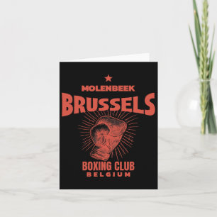 Molenbeek Brussels Boxing Club Belgium - Boxing 2  Card