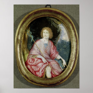 Moliere as St. John the Baptist Poster