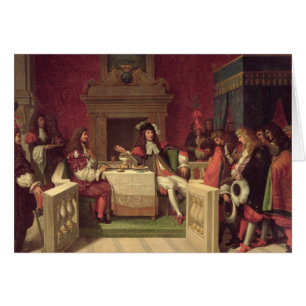 Moliere Dining with Louis XIV 1857