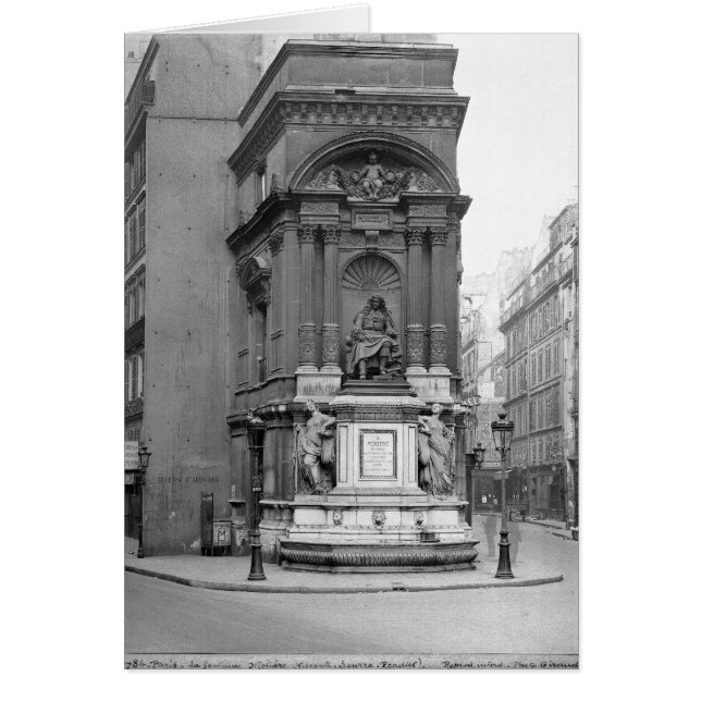 Moliere Fountain, 1844 (Front)