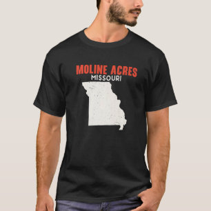Moline Acres Missouri USA State America Travel Mis T-Shirt