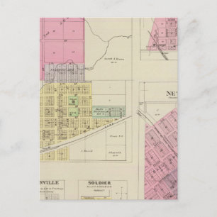 Moline, Circleville, Netawaka, Tippinville, Kansas Postcard
