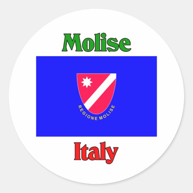 Molise Italy Classic Round Sticker (Front)