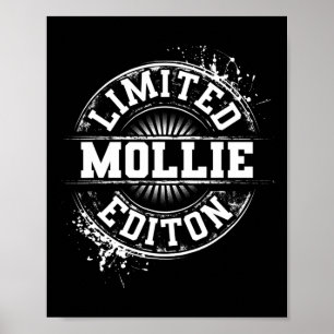 Mollie Limited Edition Funny Personalised Name Gif Poster