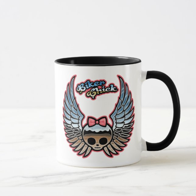 Molly Chrome Bike Mug (Right)