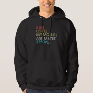 Molly Fish Coffee Aquarium Mollies Vintage Retro T Hoodie