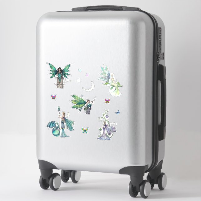 Molly Harrison Fairy Stickers Fantasy Art Fairies (Suitcase)