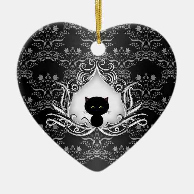 "molly harrison illustrations" ceramic tree decoration (Front)