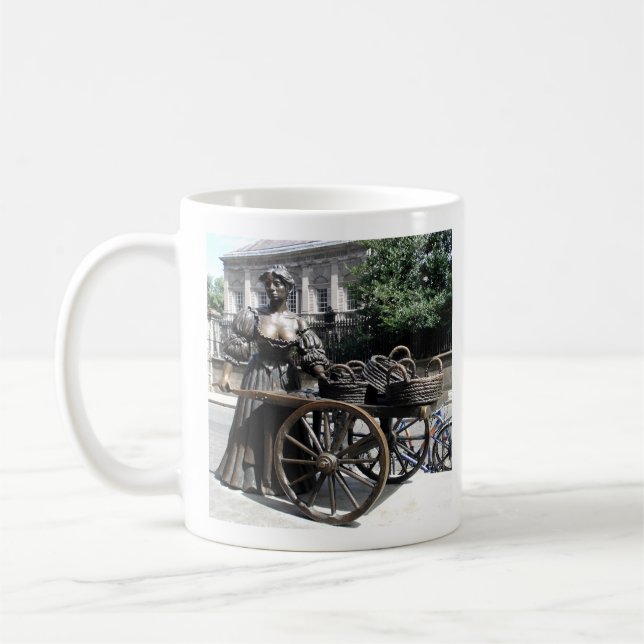 Molly Malone and Wheelbarrow Ireland Mug (Left)