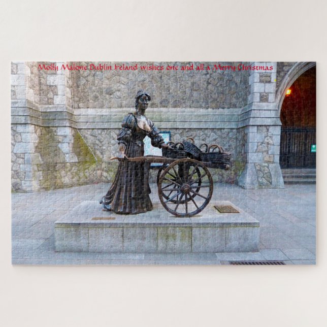 Molly Malone Dublin Ireland. Jigsaw Puzzle (Horizontal)