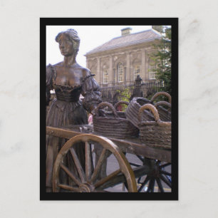 molly malone in dublin postcard