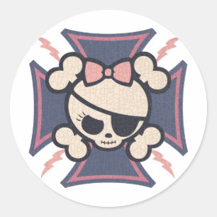 Molly Maltese Classic Round Sticker