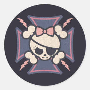 Molly Maltese Classic Round Sticker