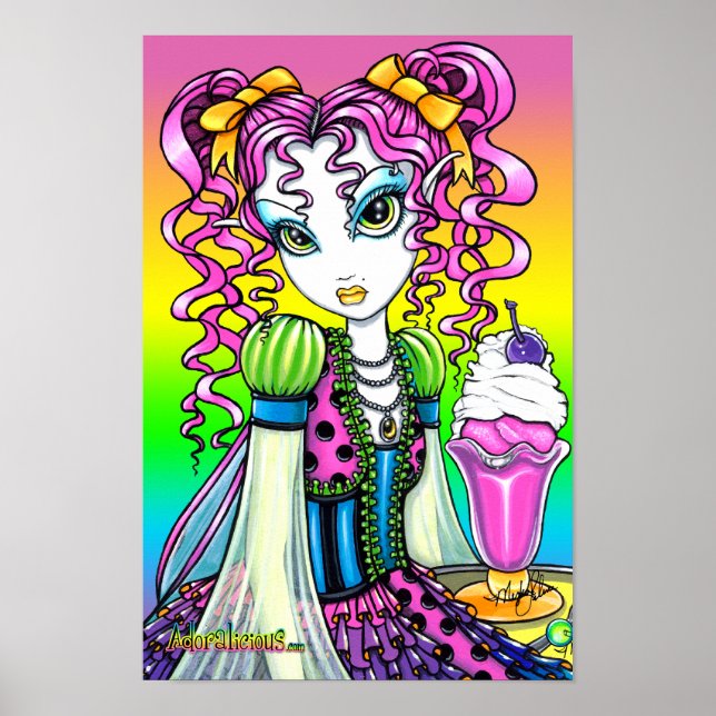 "Molly" Sherbet Ice Cream Rainbow Fairy Poster (Front)