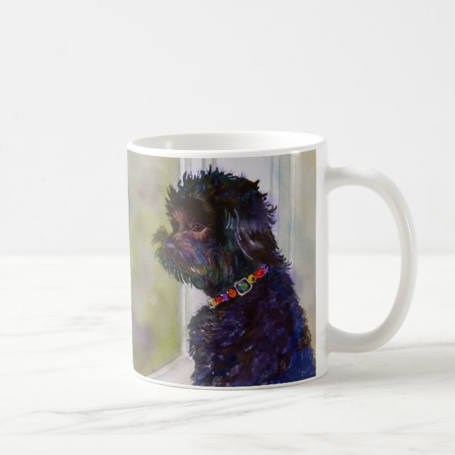 Molly, Watercolor Art Mug (Right)