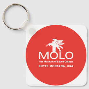 Molo white horse key ring