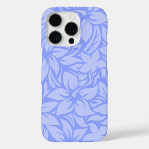 Moloaa Bay Hawaiian Hibiscus Tonal Periwinkle iPhone 16 Pro Case